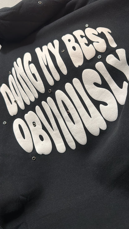 OV Doing My Best Studded Hoodie